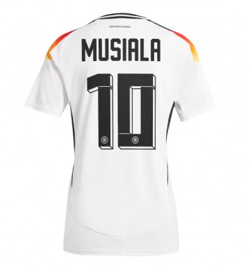 Tyskland Jamal Musiala #10 Hemmatröja EM 2024 Kortärmad